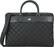 Front Standard. Knomo - Aurora Laptop Tote Bag - Black.