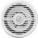 Front. Clarion - 7" 2-Way Coaxial Marine Speakers with Mica-Injected Polypropylene Cones (Pair) - White.