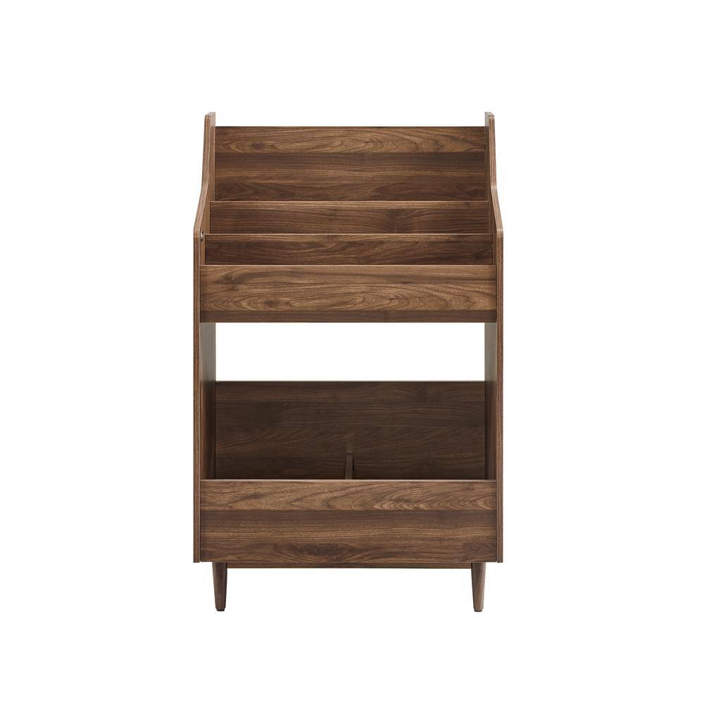 Alt View 2. Crosley Furniture - Liam Vinyl Record Storage Stand - Walnut.