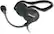 Front Standard. Microsoft - LifeChat Stereo Headset with Microphone - Black.