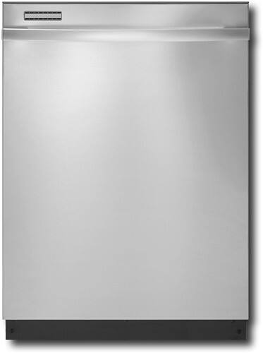 Front Standard. Whirlpool - 24" Tall Tub Built-In Dishwasher - Monochromatic Stainless-Steel.