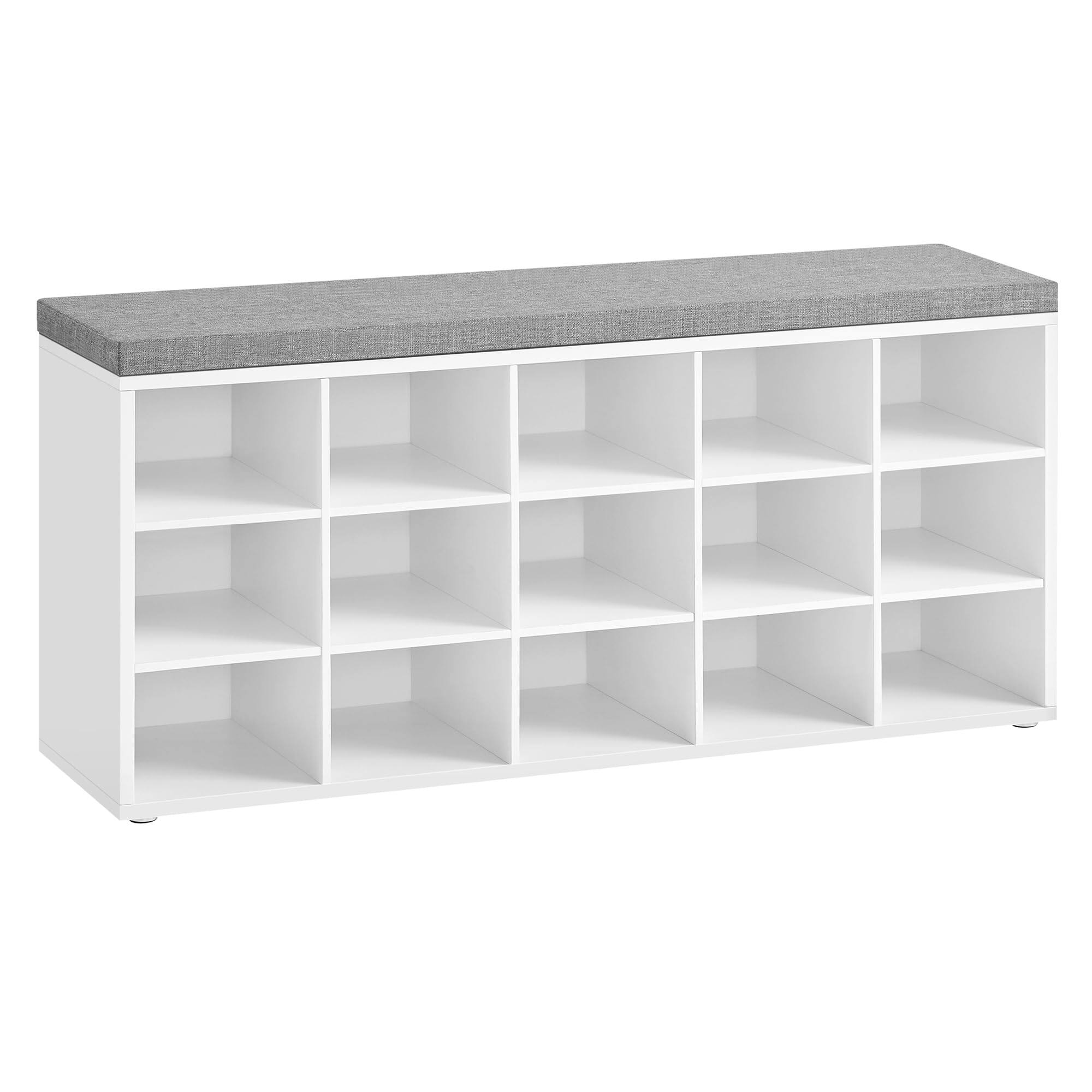 Cloud White + Dove Gray 15 cubbies