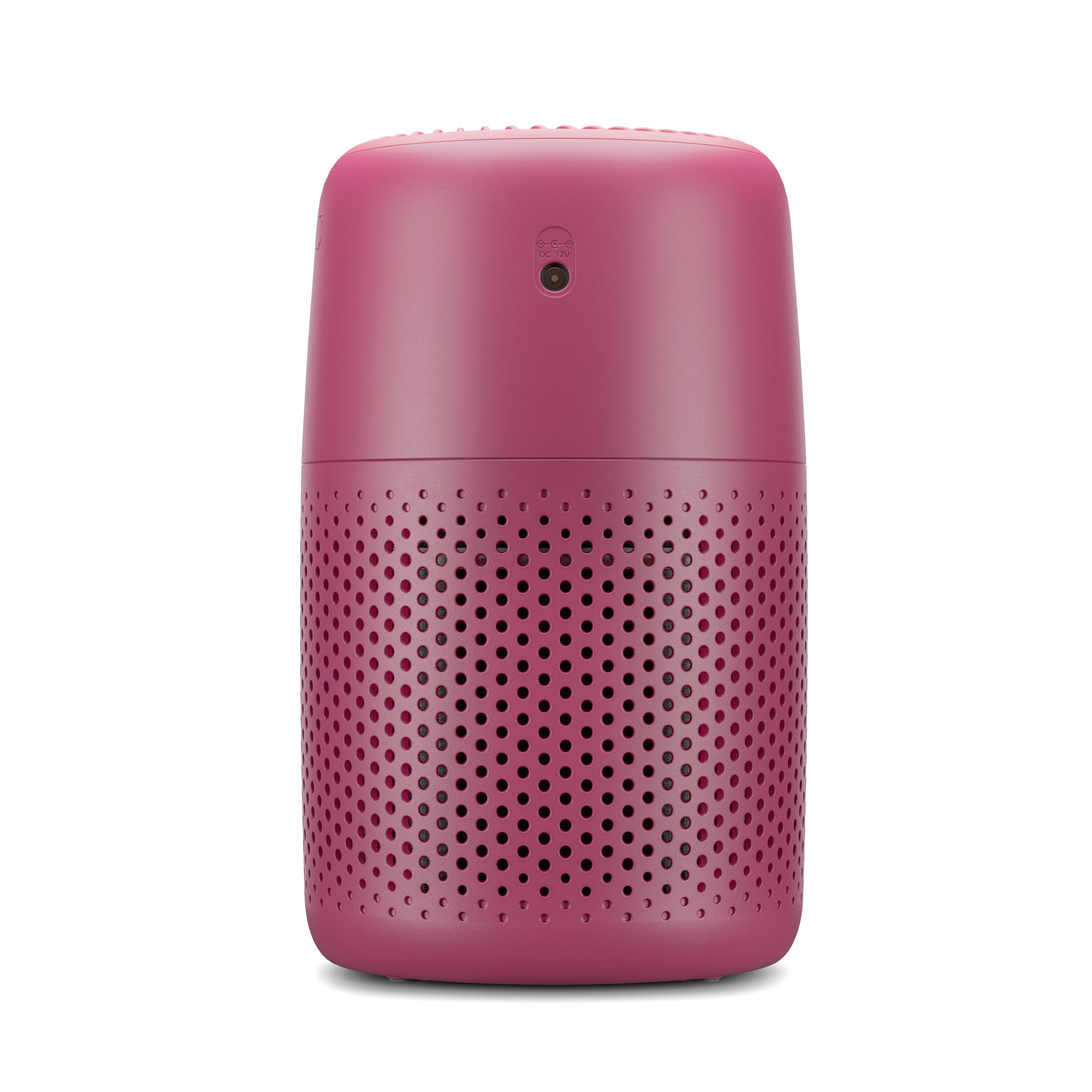 Alt View 3. Levoit - Core Mini with Night Light, 254 sq ft - Maroon.
