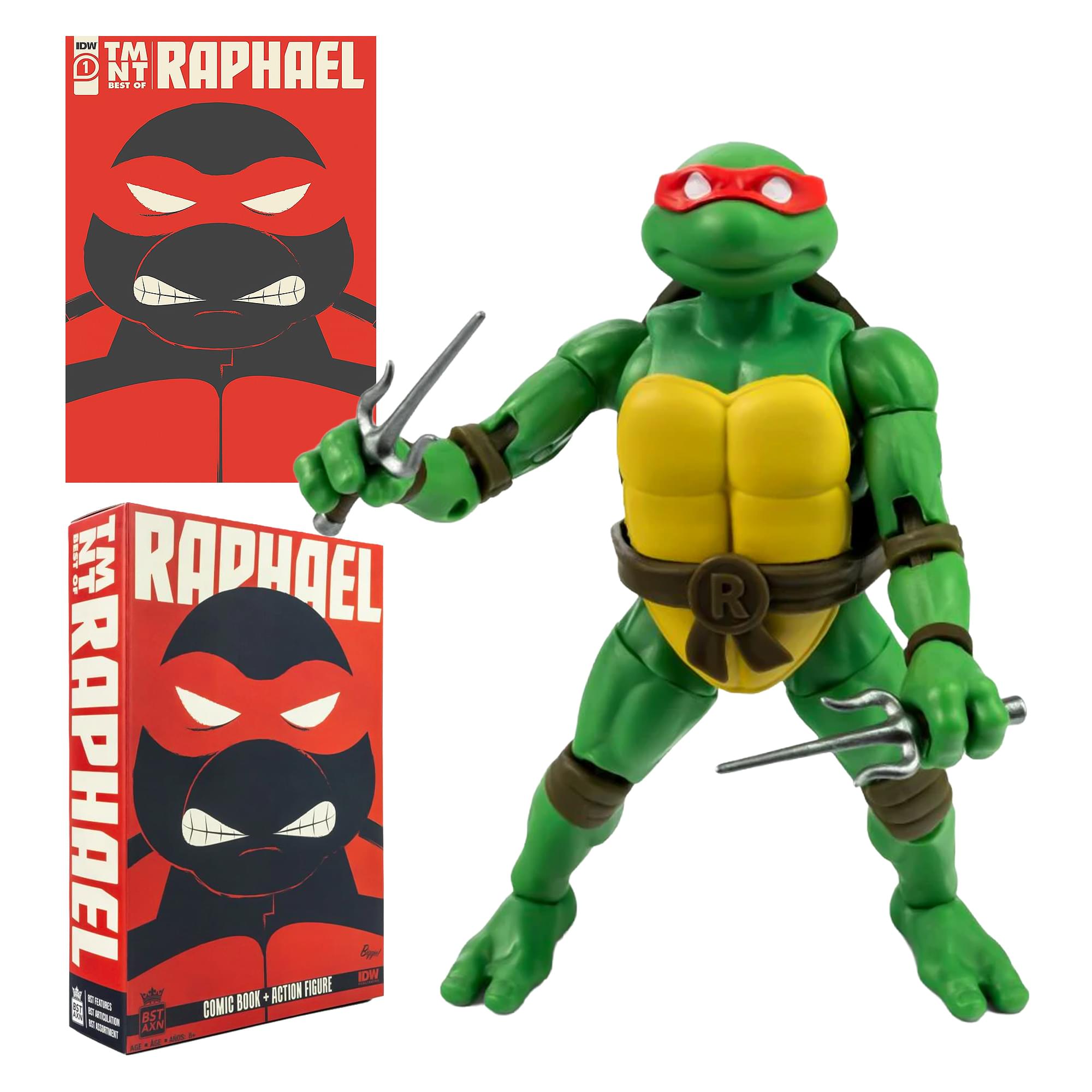 The Loyal Subjects - Teenage Mutant Ninja Turtles BST AXN 5-inch Figure | Raphael & Comic - Red price history on PriceWatchPro