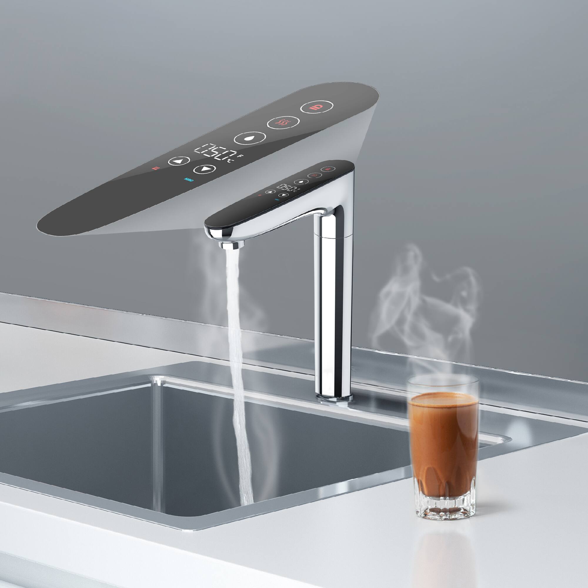 Alt View Zoom 15. Waterdrop - K6 Reverse Osmosis Instant Hot Water Dispenser System - White.