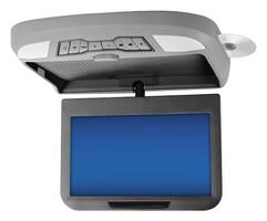 Power Acoustik - 10.2" Widescreen Overhead TFT-LCD Monitor with DVD Player - Gray - Front_Standard