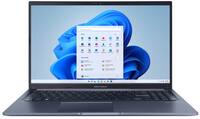 ASUS - Vivobook 15.6" FHD Laptop - Intel i3-1215U with 8GB Memory - 256GB SSD - Quiet Blue - Front_Zoom