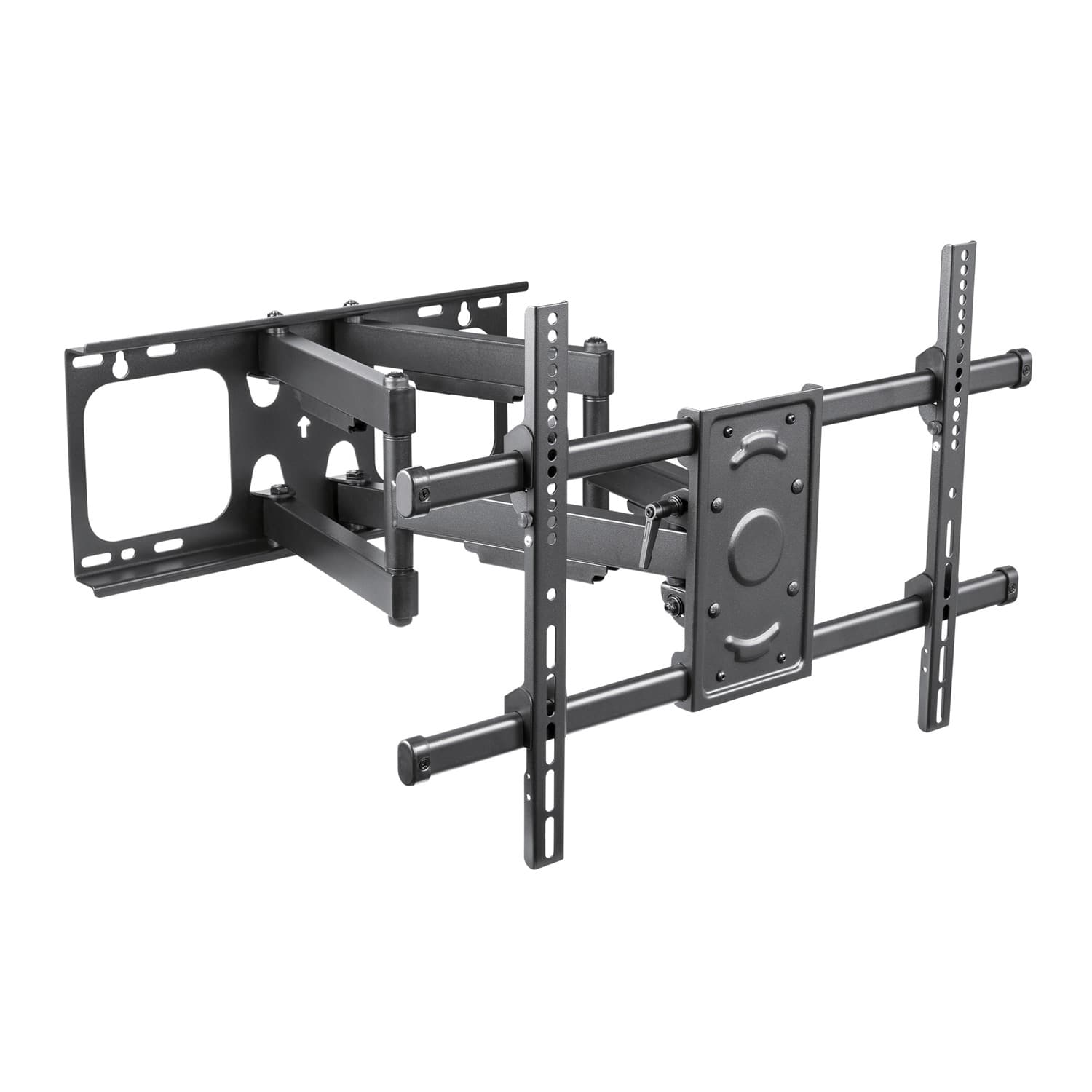 Stanley - Thx-dds6415fm Pro Diy Series 37-in. To 80-in. Full-motion Dual-arm Tv Wall Mount, Thx-dds6415fm - Black