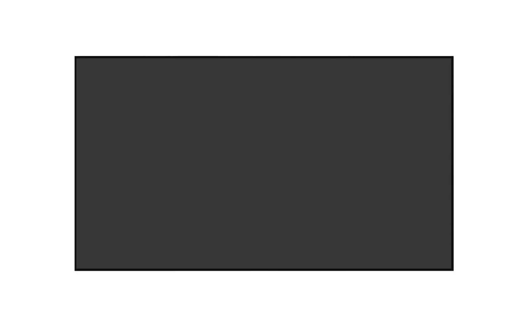 Front. Screen Innovations - Zero Edge – 16:9 – 120” – Short Throw 0.6 Gain Ambient Light Rejecting (ALR) Projector Screen - Black.