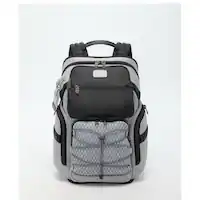 TUMI - Alpha Bravo Nomadic Backpack - Pearl Gray Mesh - Front_Zoom