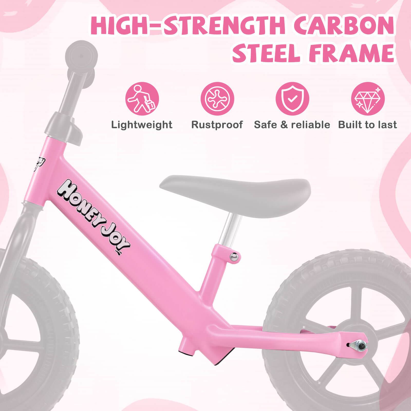 HIGH-STRENGTH CARBON STEEL FRAME

- Lightweight
- Rustproof
- Safe & reliable
- Built to last

HONEY JOY