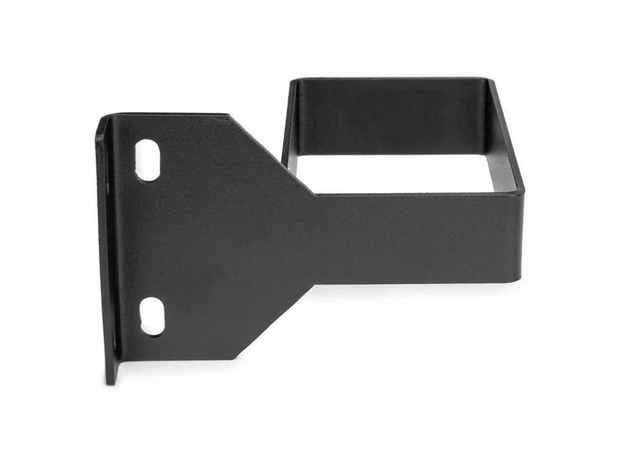 Alt View 5. Rocstor - Rocstor Vertical Cable Management Hook - D-ring - Black - 1 - 1.5U Rack Height - Steel - Black.