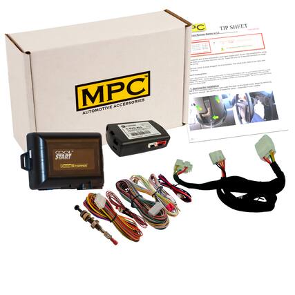 Sure, here is the corrected and grouped text from the image:
---
**MPC Automotive Accessories**
**TIP SHEET**
**Cool Start Crime Stopper**
**1. Starting the Installation**
- The installation takes about 1 hour to break the panel - depending on the vehicle.
- Remove the column cover, and take care not to break the panel - depending on the vehicle.
**2. Connecting the Module**
- Connect the module to the vehicle's wiring harness.
- Ensure all connections are secure.
**3. Connecting the Remote Starter**
- Connect the remote starter to the module.
- Ensure all connections are secure.
**4. Connecting the Accessories**
- Connect the accessories to the module.
- Ensure all connections are secure.
**5. Testing the System**
- Test the system to ensure all components are functioning properly.
**6. Final Checks**
- Check all connections to ensure they are secure.
- Ensure the system is functioning properly.
**7. Final Installation**
- Reinstall the column cover.
- Ensure the panel is secure.
**8. Final Testing**
- Test the system to ensure all components are functioning properly.
**9. Final Checks**
- Check all connections to ensure they are secure.
- Ensure the system is functioning properly.
**1