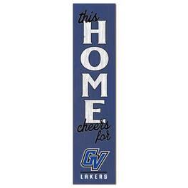 Jardine - Grand Valley State Lakers 12" x 48" This Home Leaner - Blue