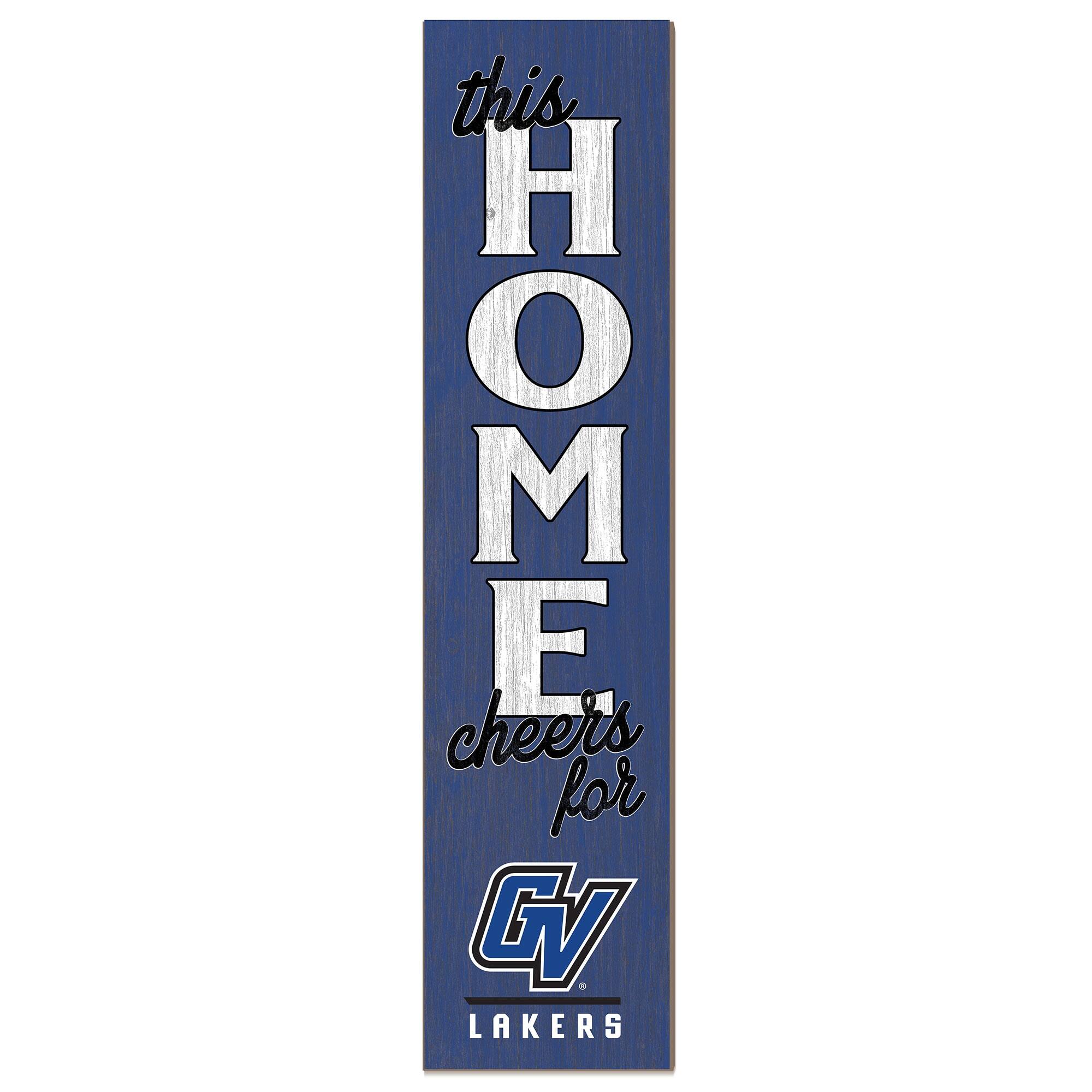 Grand Valley State Lakers 12" x 48" This Home Leaner