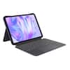 Front. Logitech - Combo Touch for iPad Pro 11-inch (Latest Model)(M4 & M5) Keyboard Case with Detachable Keyboard and Trackpad - Graphite.