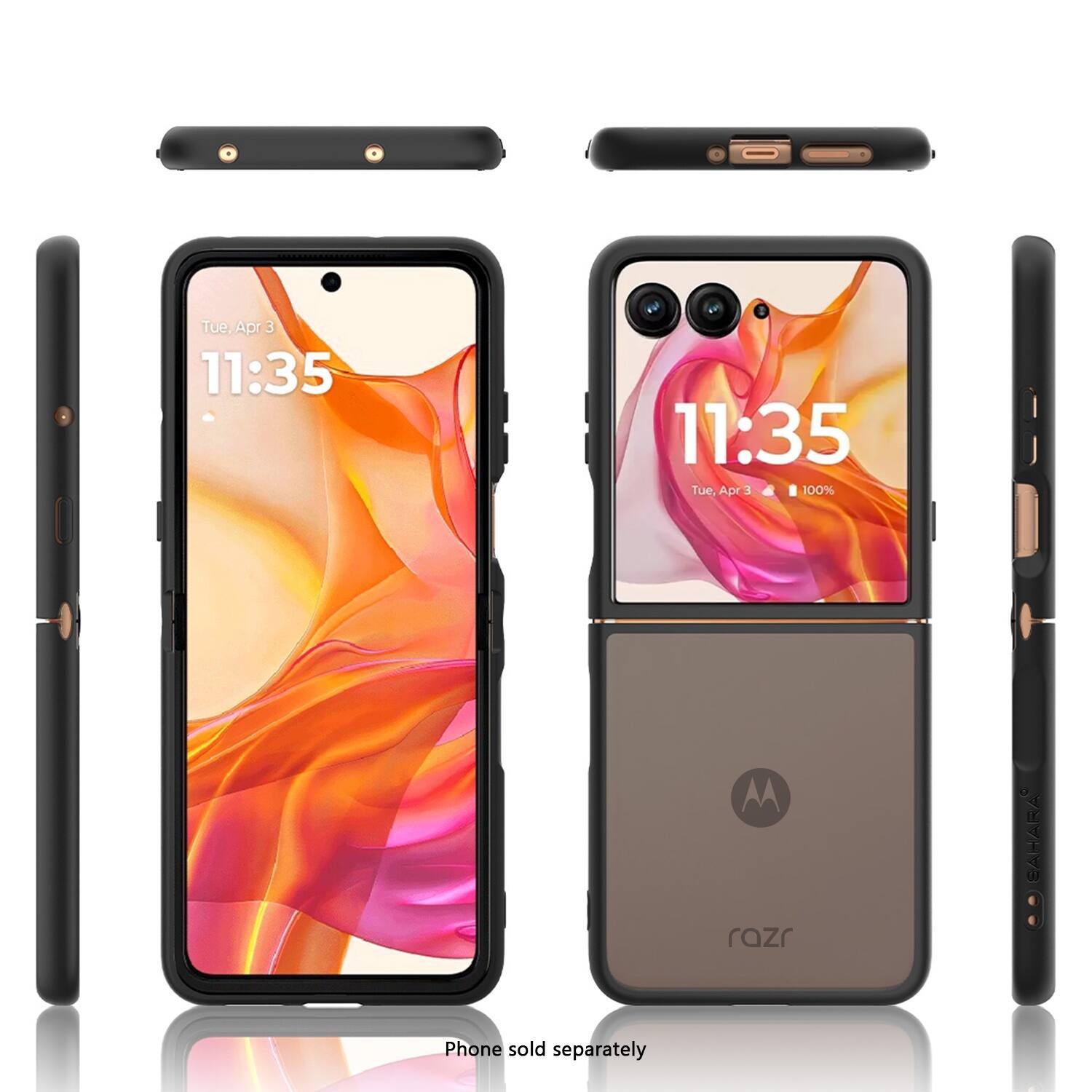 Tue, Apr 3 11:35 11:35 Tue. Apr 3 100% M razr Cahara Phone sold separately