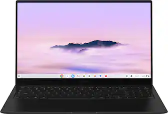 Samsung - Galaxy Chromebook Plus 15.6” with Google AI - AMOLED display – Intel Core 3 – 8GB Memory – 256GB Storage - Neptune Blue
