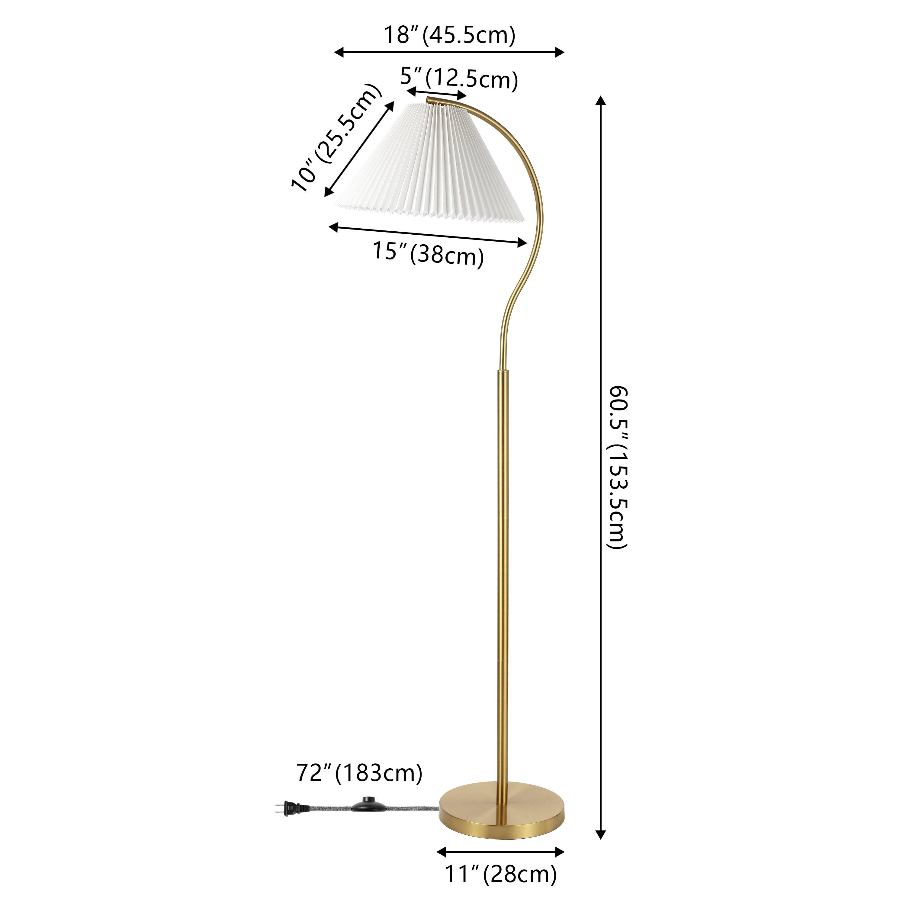 18" (45.5cm)  
5" (12.5cm)  
10" (25.5cm)  
15" (38cm)  
60.5" (153.5cm)  
72" (183cm)  
11" (28cm)