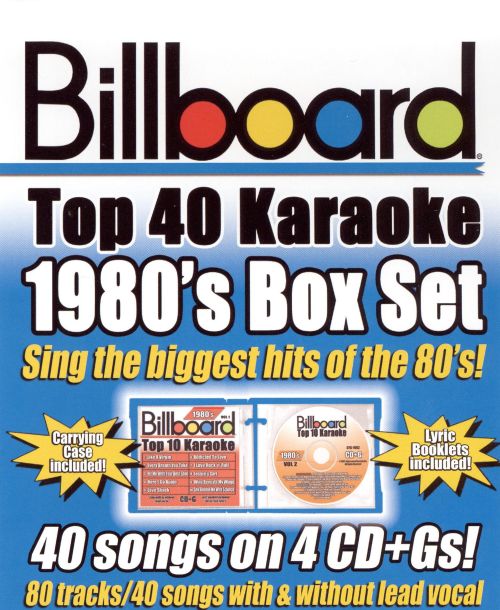  Billboard Top 40 Karaoke: 1980s [Box] [CD] [PA]