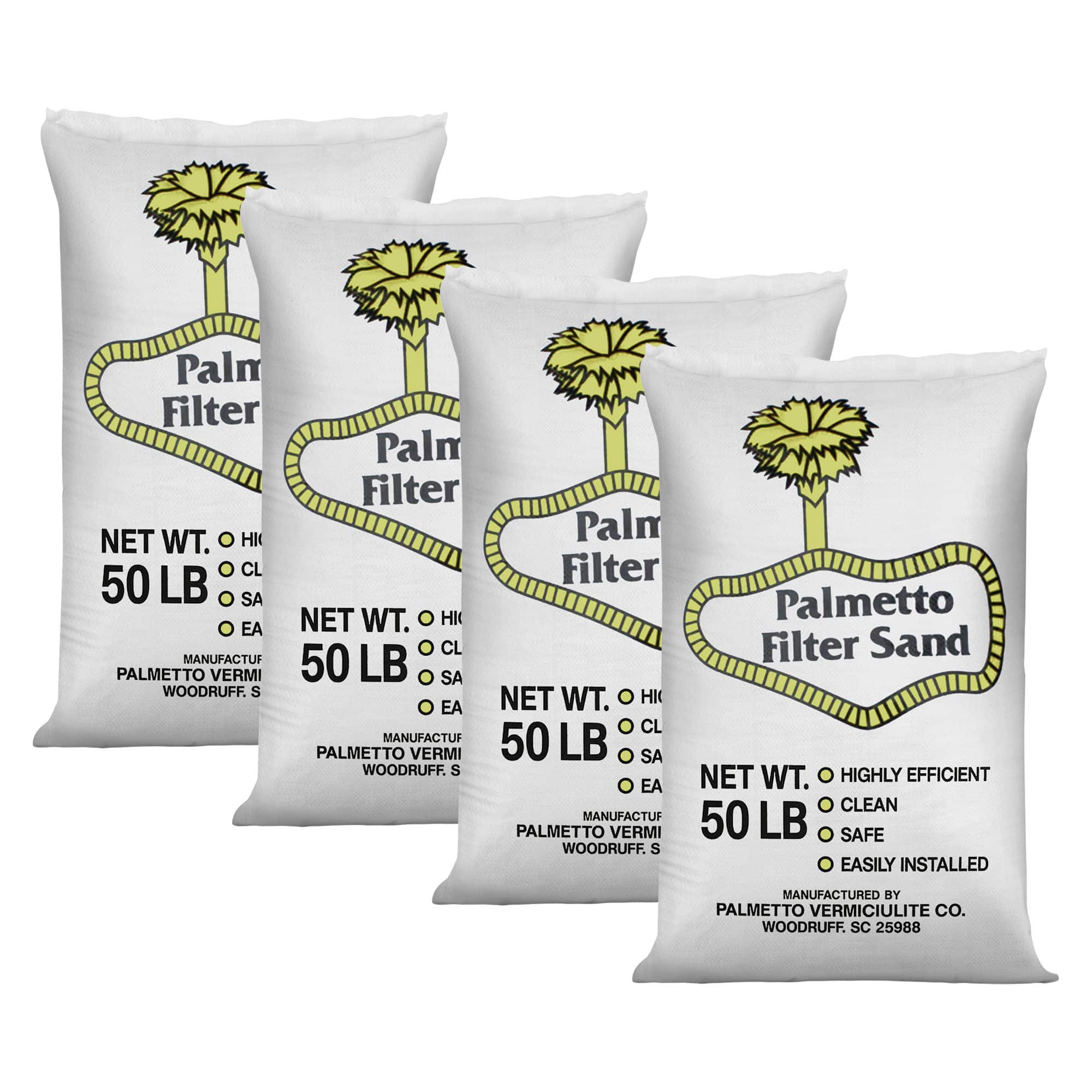 Palmetto - 50lb Bag Natural Pool Filter Sand for Residential & Commercial, 4 Pack price history on PriceWatchPro