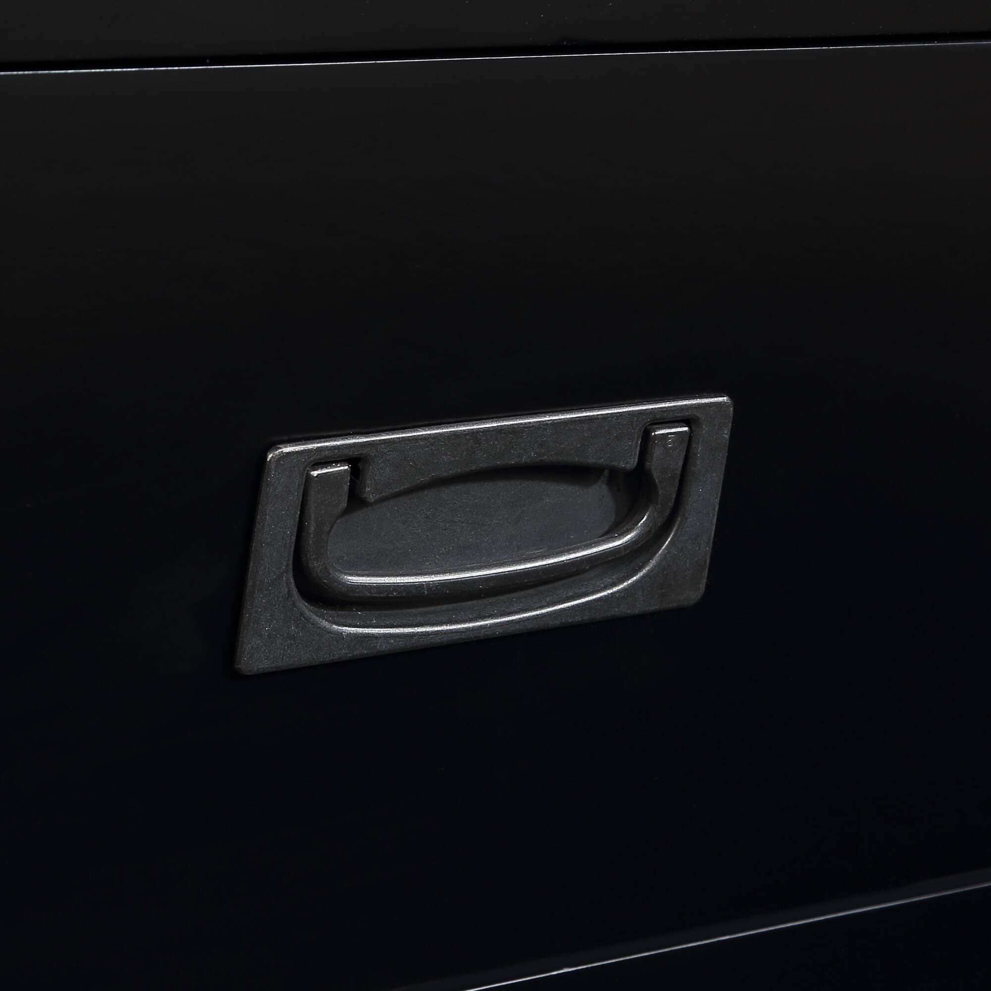 Alt View 8. GOODSILO - Farmhouse Pine Wood Console Table with Drawers and Storage Shelf for Entryway Living Room Bedroom Hallway Kitchen - Black.