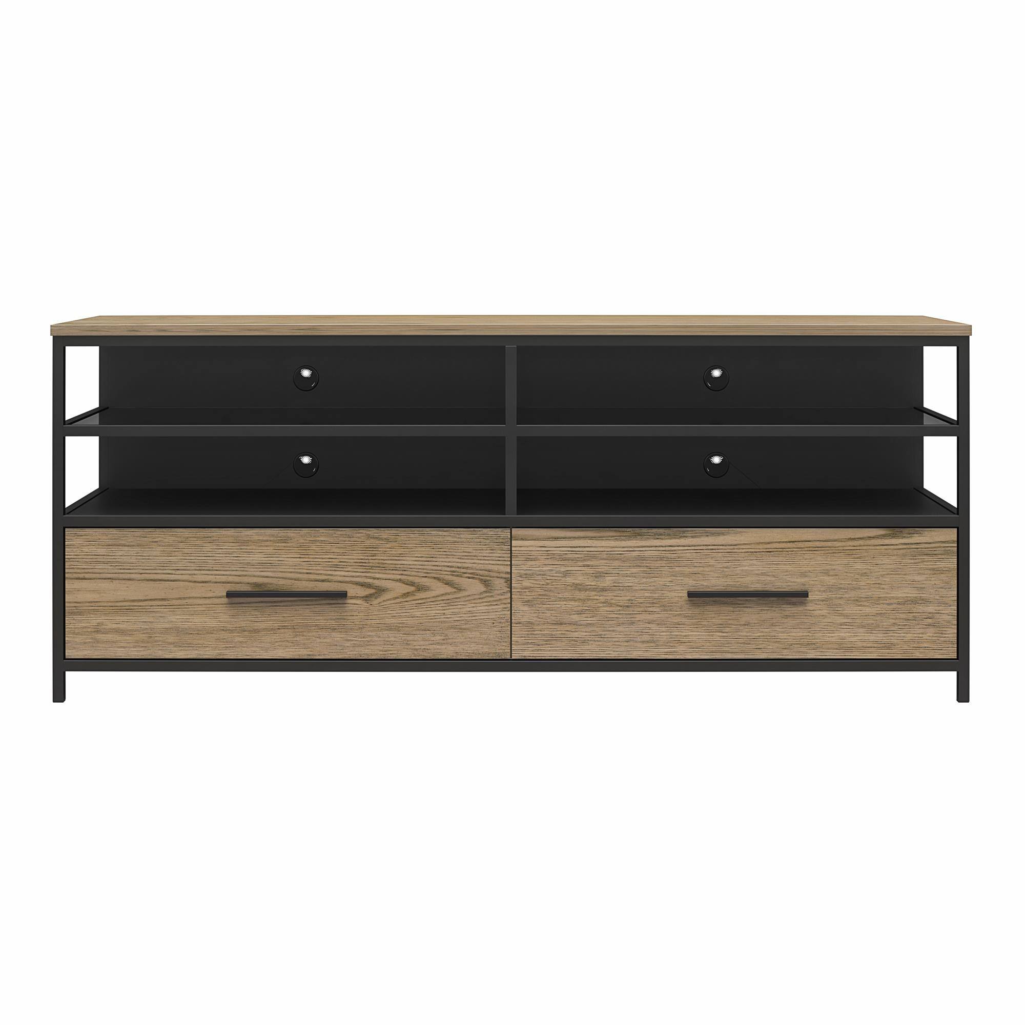 Front. Ameriwood Home - Structure TV Stand for TVs up to 60" - Sterling Oak Veneer.