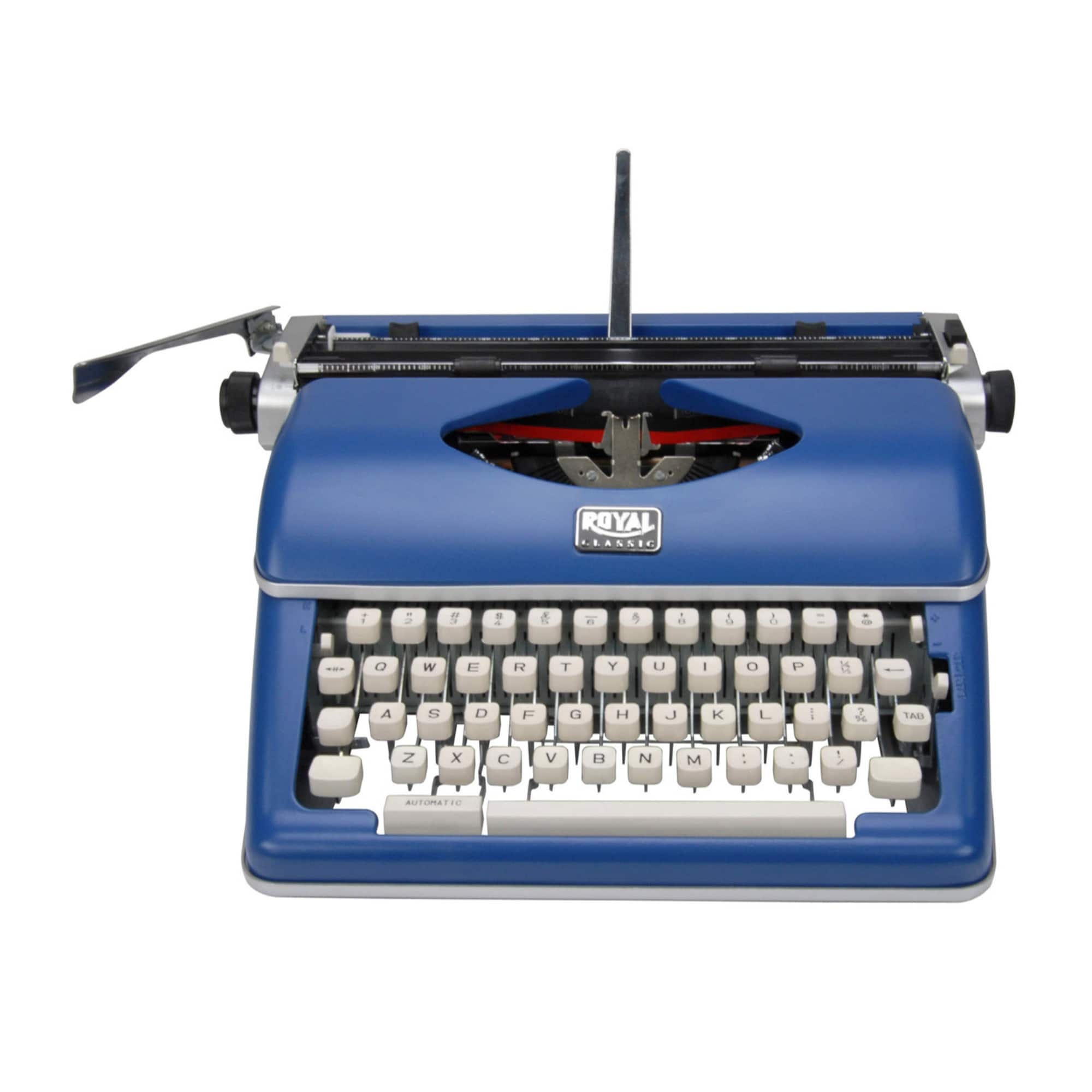 Royal Consumer Products - Royal Consumer Classic Retro Manual Typewriter (Classic Blue) price history on PriceWatchPro