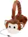Front. ReTrak - Animalz Monkey Over-the-Ear Headphones - Brown.