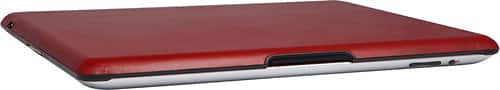 Angle. ZAGGkeys - ProFolio Keyboard Case for Apple® iPad® 2, iPad 3rd Generation and iPad with Retina - Red.