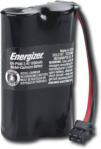 Angle Standard. Energizer - Rechargeable Battery for Select Panasonic and Uniden Cordless Telephones.