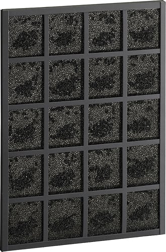Sharp - Active Carbon Filter for Select Sharp Air Purifiers - Black - Larger Front