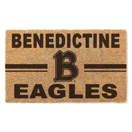 Jardine - Benedictine Eagles 18" x 30" Team Logo Doormat - Brown