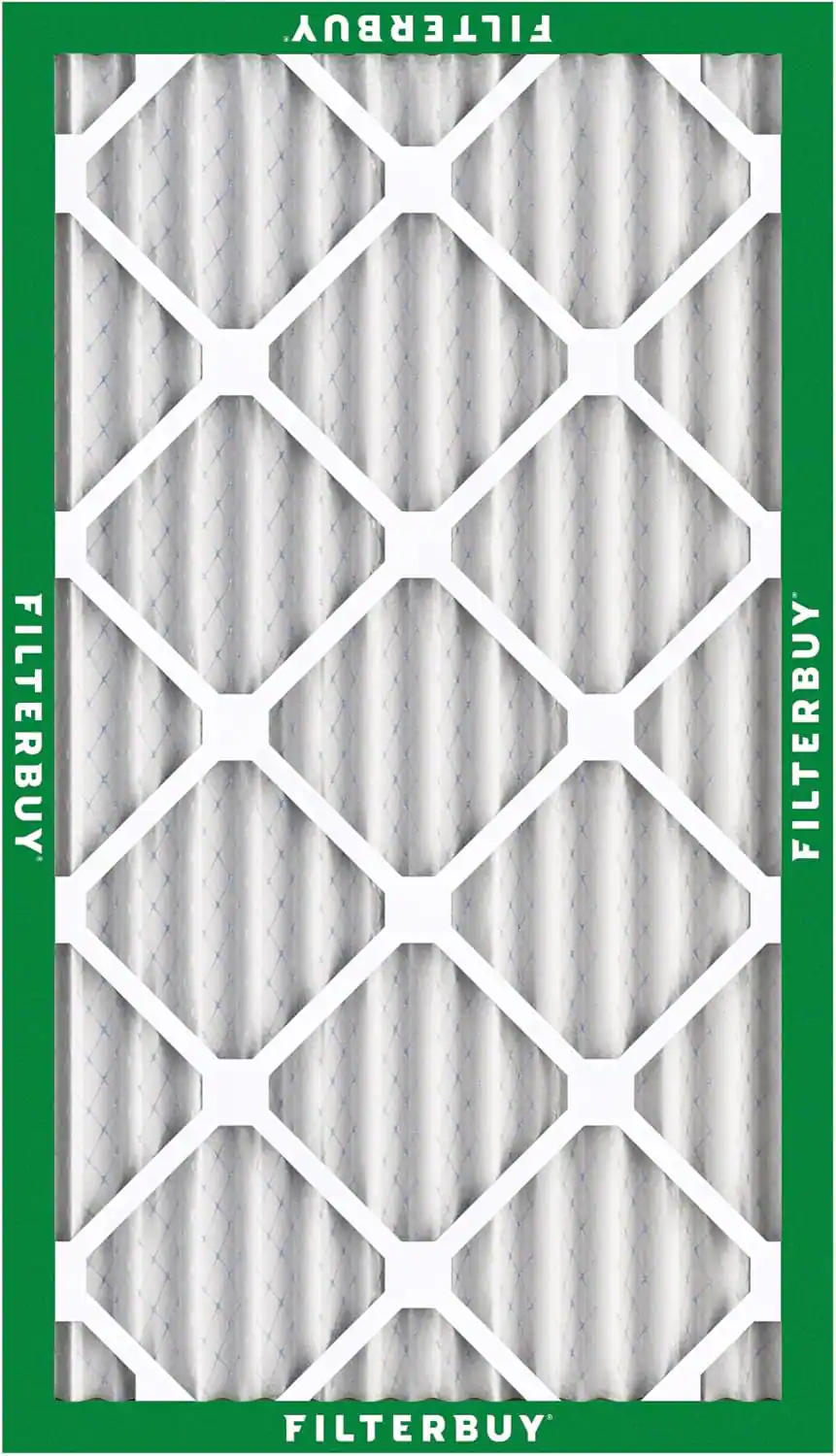 182645 Filterbuy 14x27x2 MERV 8 Dust & Allergy Defense, Electrostatic Pleated ...