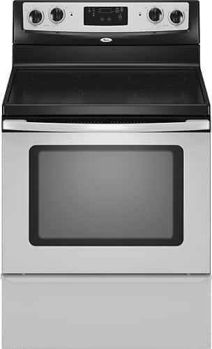 Best Buy: Whirlpool 30" Freestanding Electric Range Stainless-Steel ...