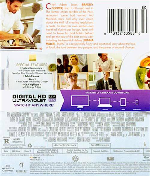 Alt View 1. Burnt   - BLU-RAY.