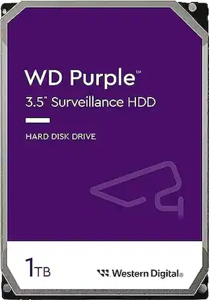 WD Purple™ 3.5" Surveillance HDD HARD DISK DRIVE 1TB Western Digital