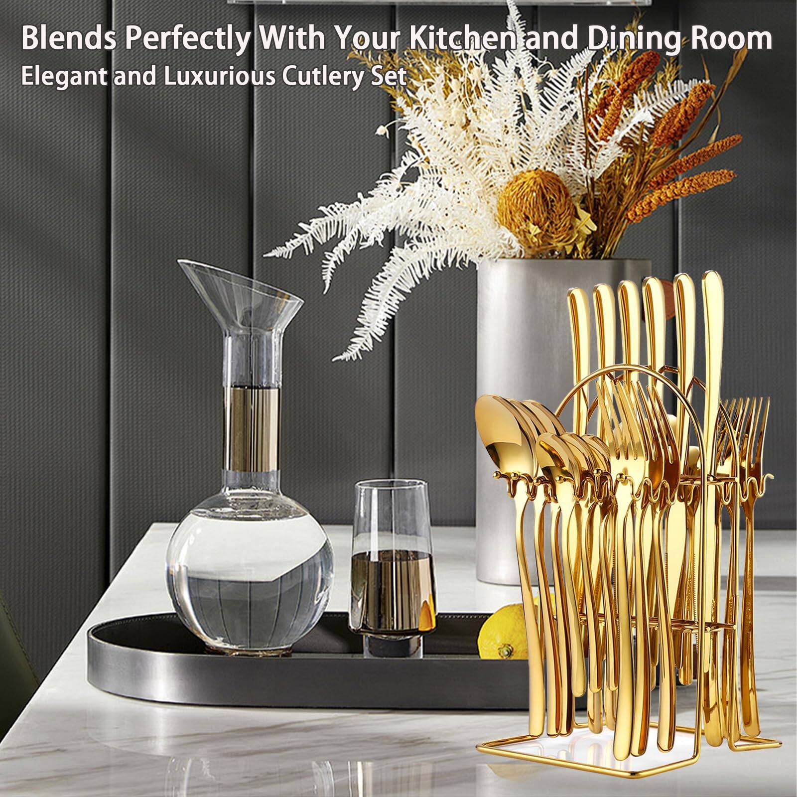 Blends Perfectly With Your Kitchen and Dining Room  
Elegant and Luxurious Cutlery Set