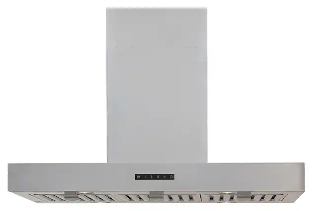Front. Windster Hoods - 36" Convertible Range Hood - Stainless steel.
