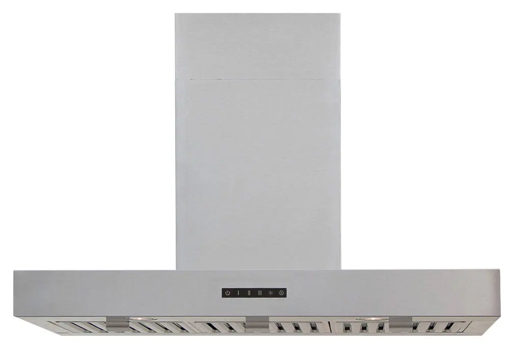 Front. Windster Hoods - 36" Convertible Range Hood - Stainless steel.