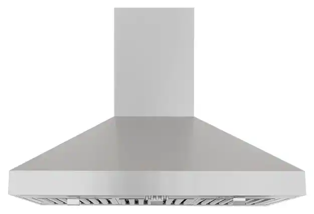 Front. Windster Hoods - 36" Convertible Range Hood - Stainless steel.