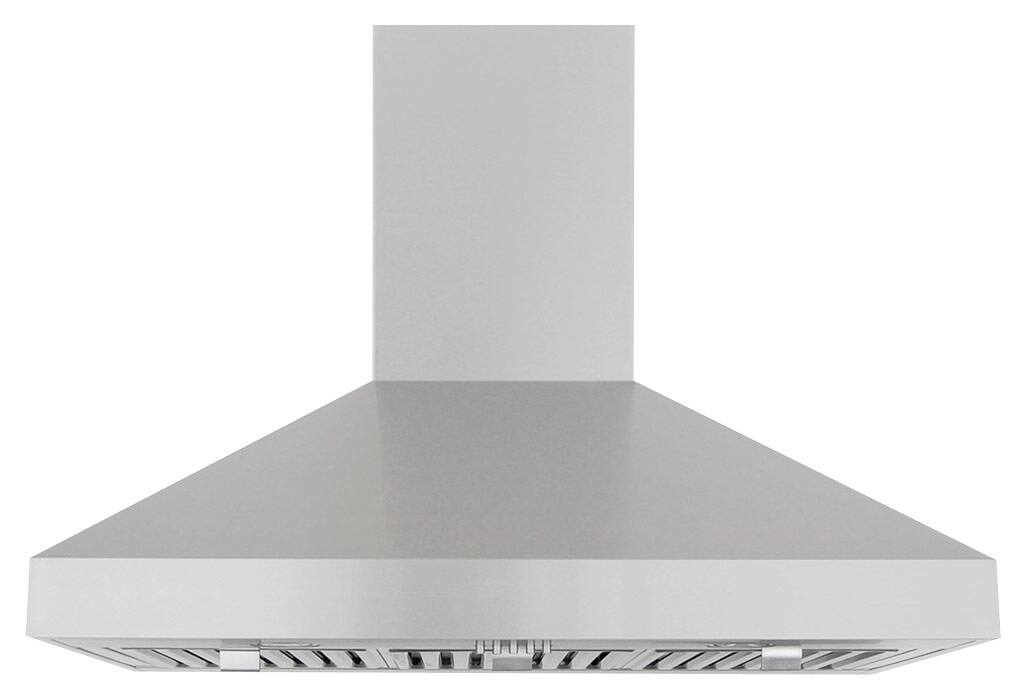 Front. Windster Hoods - 48" Convertible Range Hood - Stainless steel.