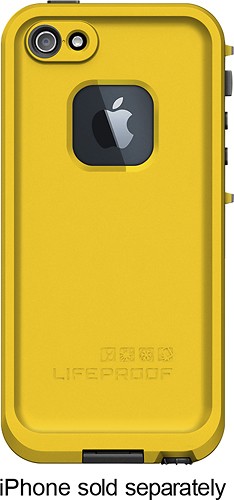  LifeProof - Case for Apple® iPhone® 5 and 5s - Yellow