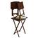 Alt View 5. PJ Wood - PJ Wood Folding TV Tray Tables with Compact Storage Rack, Walnut, 5 Piece Set - Walnut.