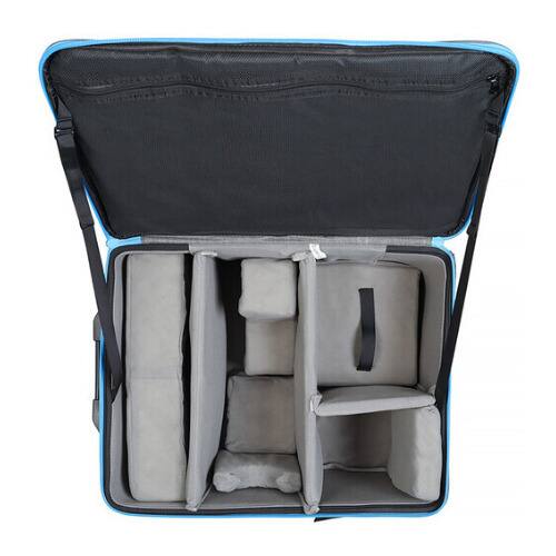 Left. NANLITE - Nanlite Rolling Padded Case for Forza 300B II, 500B II, or FL-20G Fresnel (Gray).