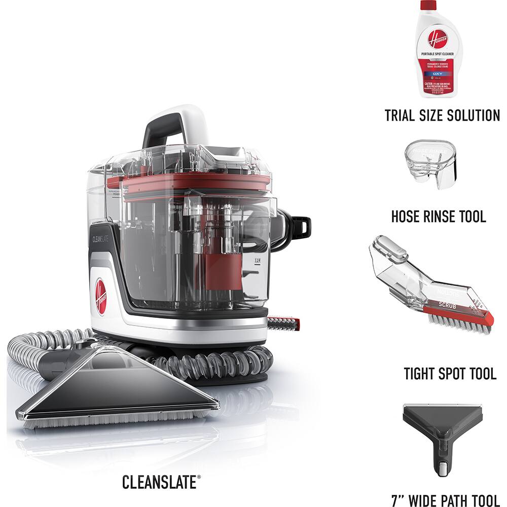 CLEANSLATE®

- TRIAL SIZE SOLUTION
- HOSE RINSE TOOL
- TIGHT SPOT TOOL
- 7" WIDE PATH TOOL