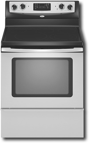 Best Buy: Whirlpool Accubake 30" Self-Cleaning Freestanding Electric Range  Stainless-Steel Wfe371Lvs