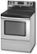 Left Standard. Whirlpool - AccuBake 30" Self-Cleaning Freestanding Electric Range - Stainless-Steel.