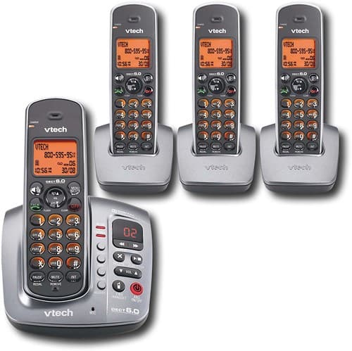 Best Buy Vtech Dect Cordless Phone System With Digital Answering