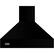 Front. Viking - 42" Wide 18" High Chimney Wall Hood - VCWH - Black.